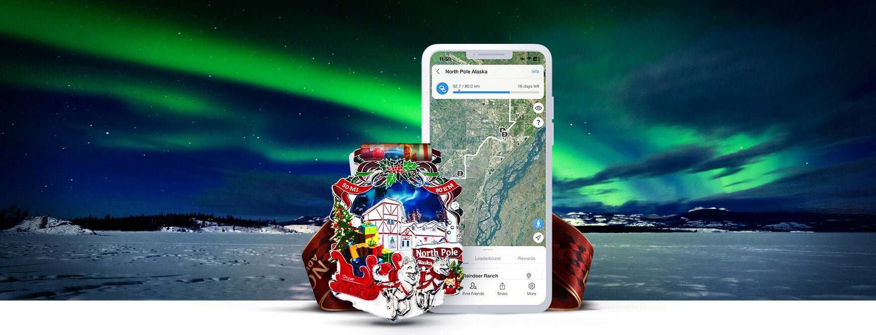 North Pole Alaska Virtual Challenge