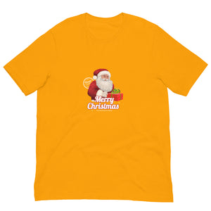Merry Christmas Santa Claus Virtual Races Unisex t-shirt