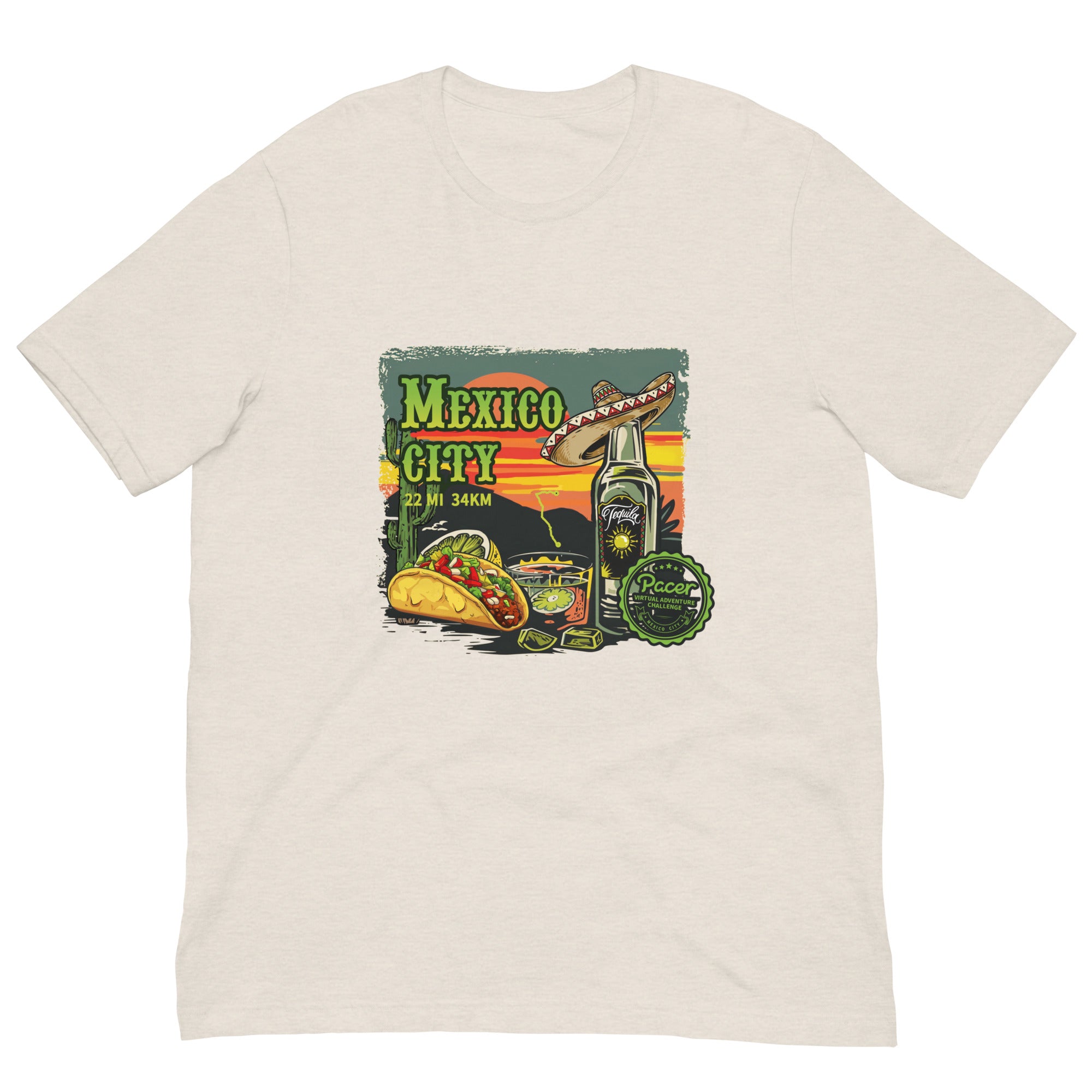 Mexico City Virtual Challenge Unisex t-shirt