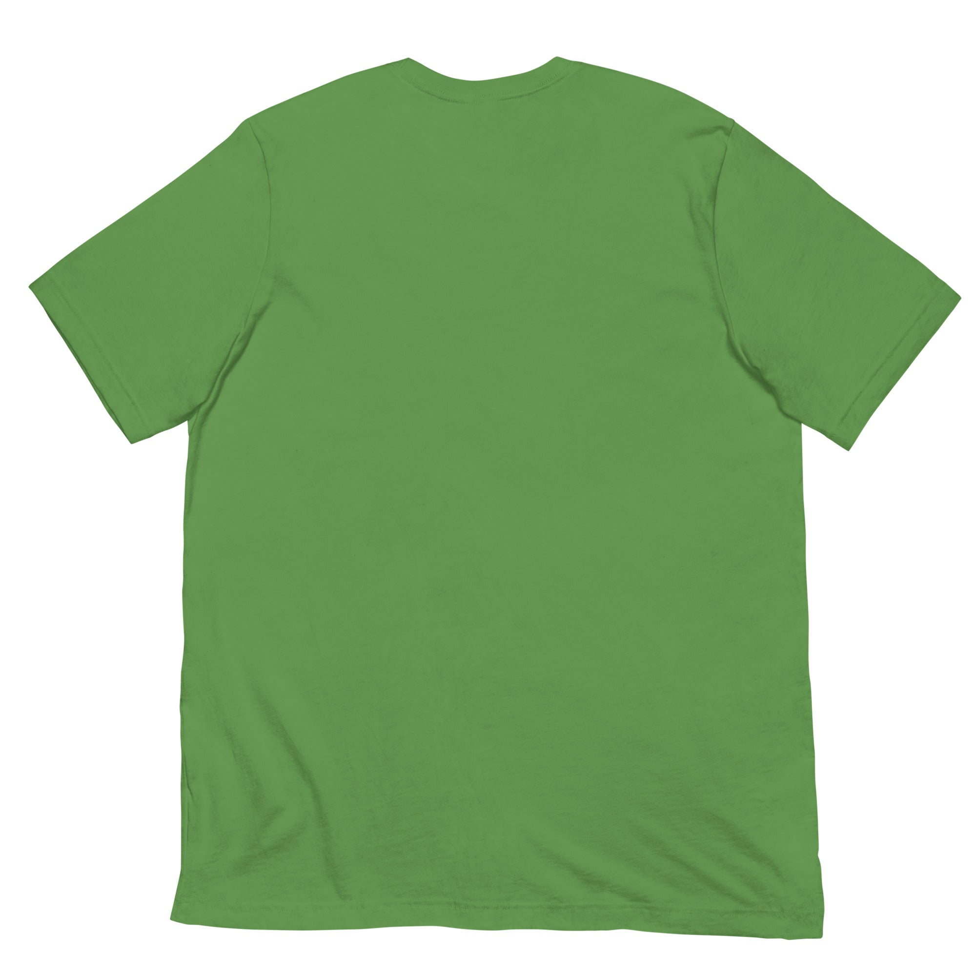 Green unisex t-shirt with a blank back, featuring soft lightweight fabric for Day of the Dead Oaxaca Virtual Challenge.