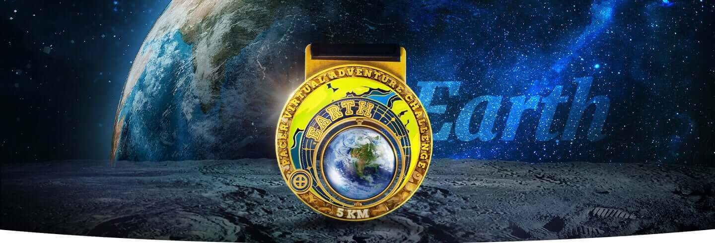 Earth Virtual Race (Solar System Virtual Races)- 5km