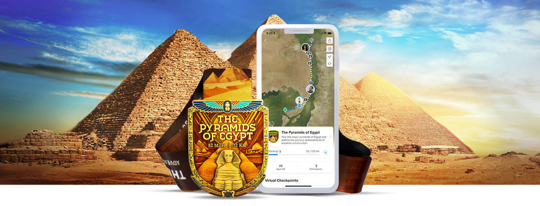 Pyramids of Egypt Virtual Challenge