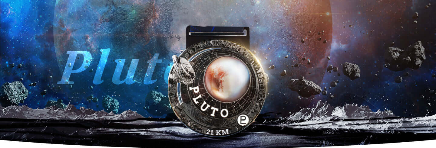 Pluto Virtual Race(Solar System Virtual Races) 21km