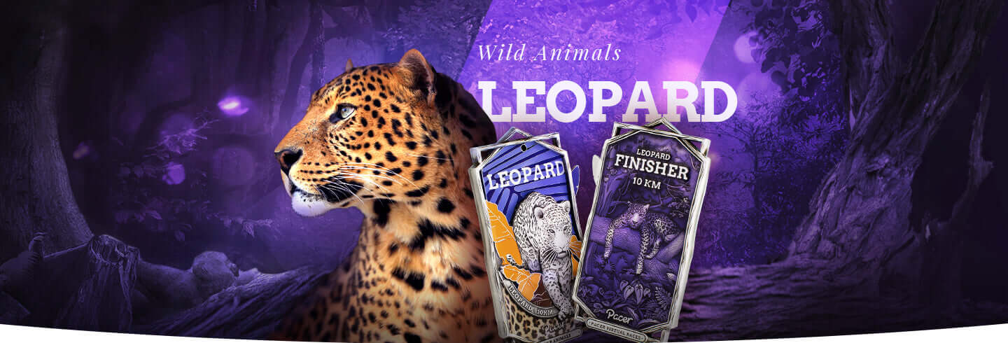 Wild Animals Virtual Race - Leopard 10 km