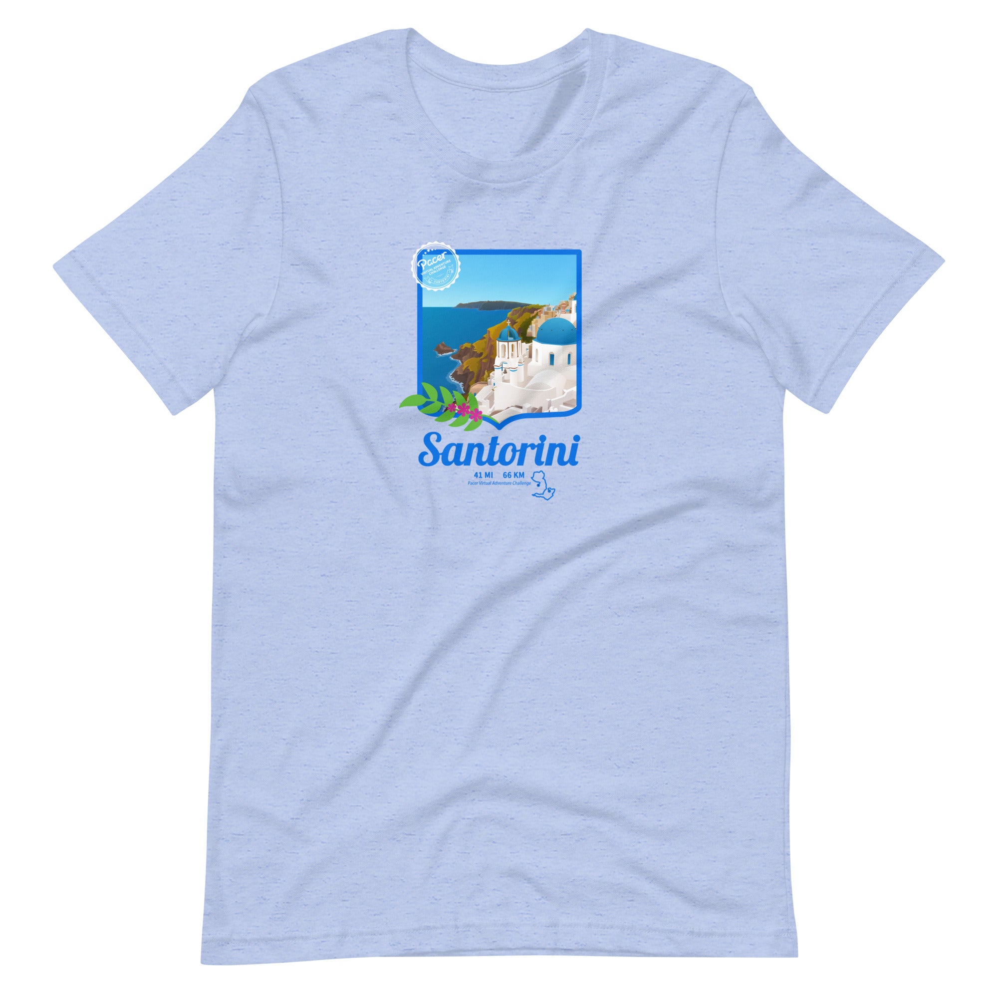 Santorini Virtual Challenge Unisex t-shirt