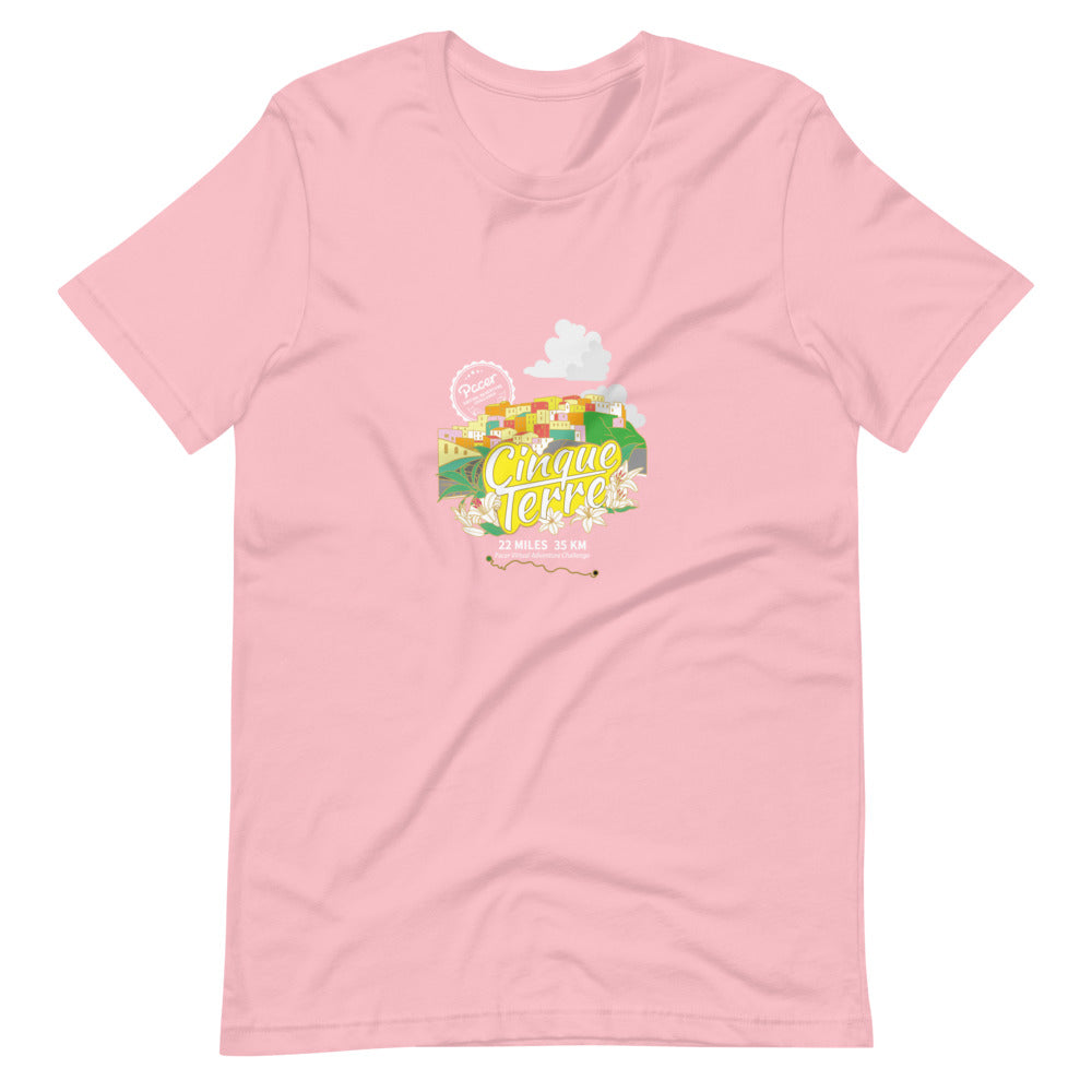 Cinque Terre Virtual Challenge unisex t-shirt