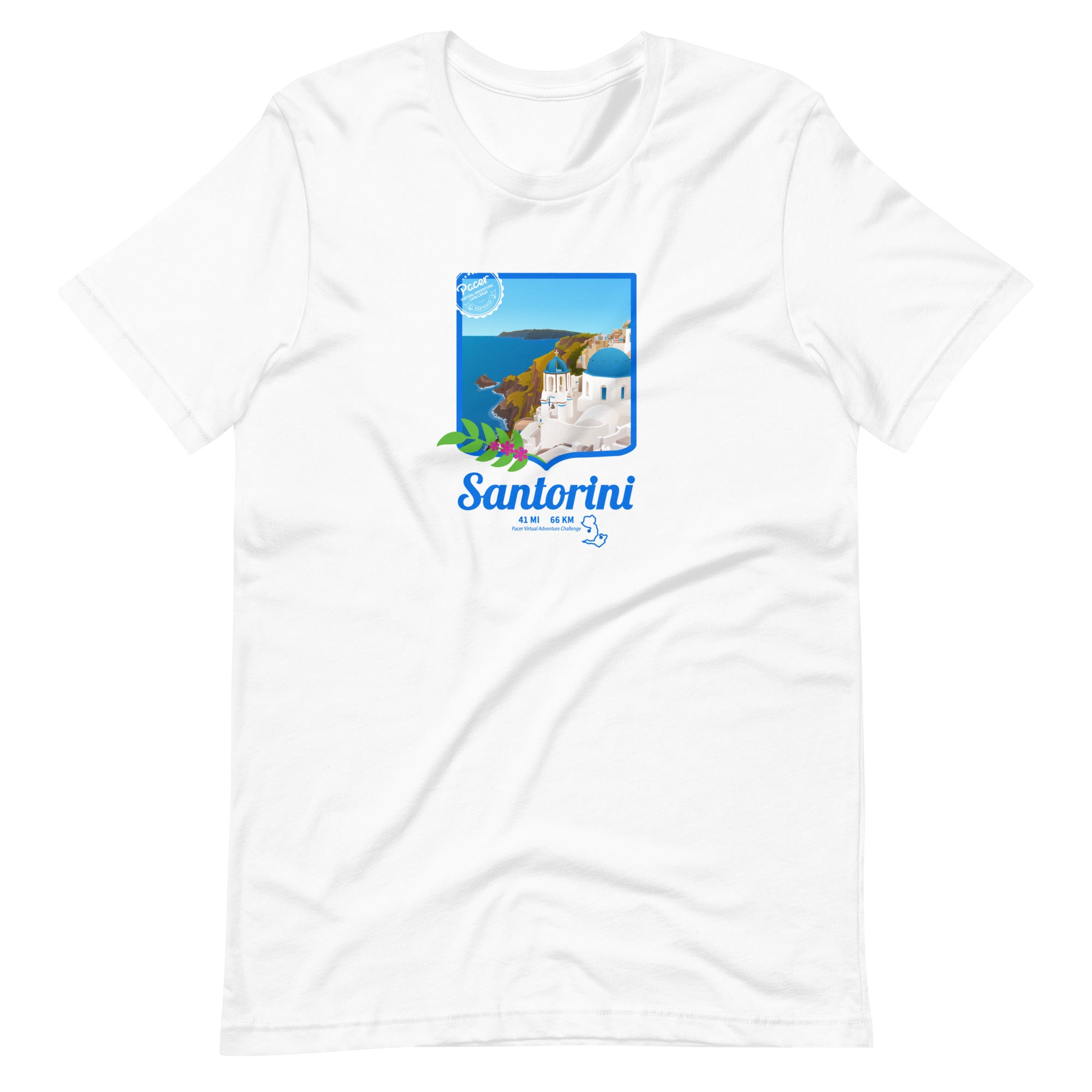 Santorini Virtual Challenge Unisex t-shirt
